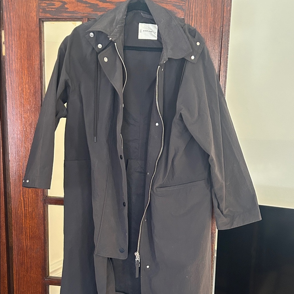 NEW Everlane Black Trench Coat